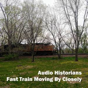 Fast Train Moving By Closely