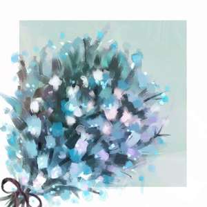 蓝色满天星Demo (Blue baby'sbreath)