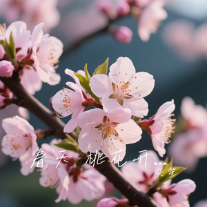 春天 桃花开了 百花开