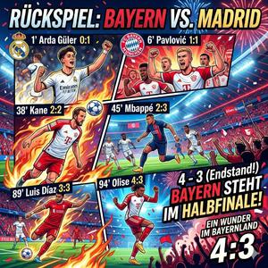 Rückspiel: Bayern vs. Madrid