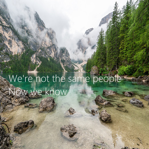 We're not the same people
