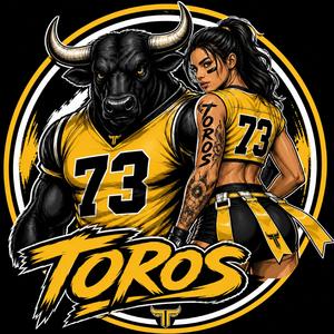 Amarillo blanco y Negro Toros SN 1