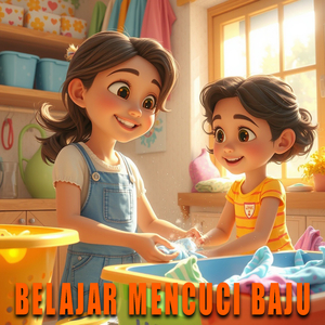 Belajar Mencuci Baju