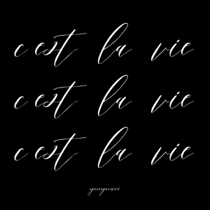c'est la vie