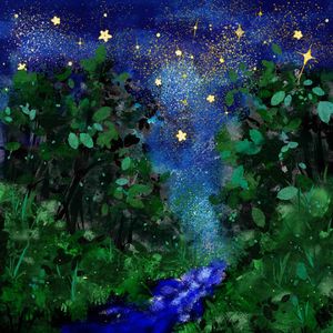 森夜听蝉·星落成诗