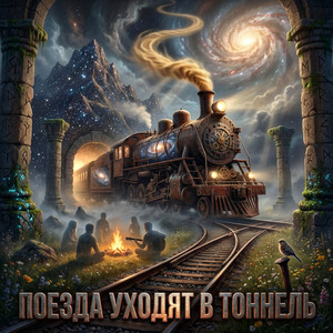 Поезда уходят в тоннель