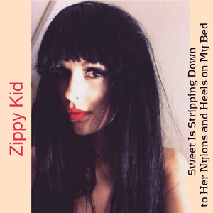 Sweet Is Stripping Down to Her Nylons and Heels on My Bed