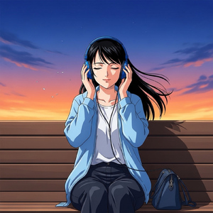夜の中で