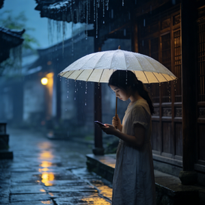 烟雨故人
