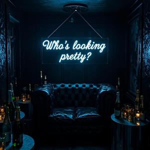 Who is looking pretty?