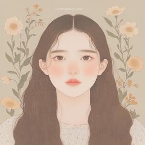 노을진 강가에서