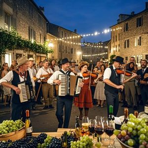 《欢乐葡萄园》丰收 庆祝 舞蹈 乡村 小提琴 手风琴 纯音乐