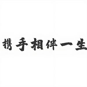 携手相伴一生