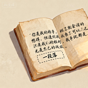 我只是你的一段路