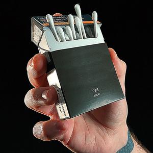 Cigarette Pack Full of Q-Tips