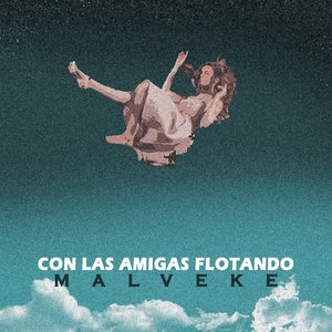 Con las amigas flotando