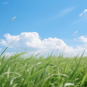 风轻云淡天空蓝