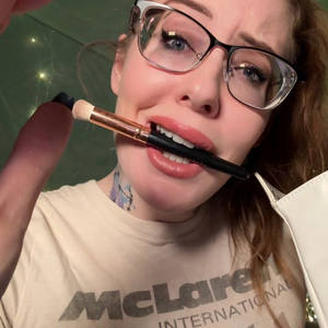 Dabbing Your Face With Oil Blotting Sheets