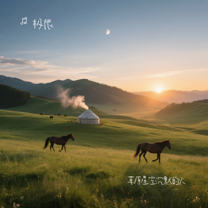 草原星空沉默的火