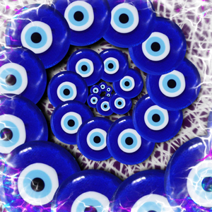 Augen eisblau