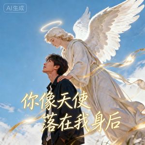 你像天使落在我身后