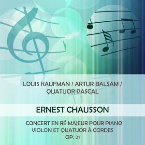 Concer pour piano, violon et quatuor à cordes D Major, Op. 21: Sicilienne