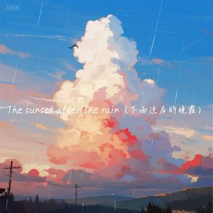 The sunset after the rain（下雨过后的晚霞）