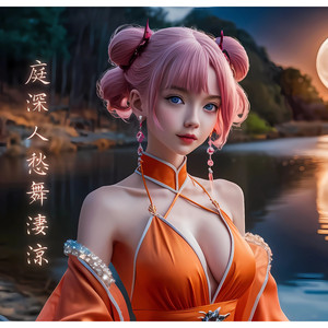 庭深人愁舞凄凉