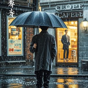 伞沿的雨_七叶草