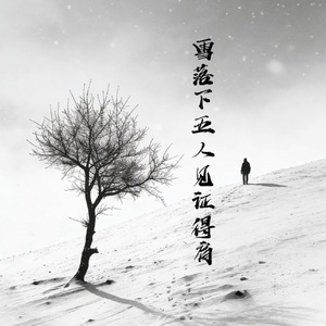 雪落下无人见证的肩