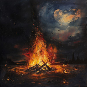 Suave Resplandor De Fuego Para Gatitos