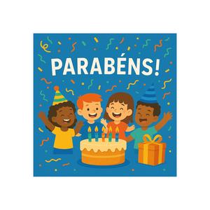 Parabéns (Happy Birthday / ¡Felicidades!)
