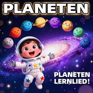 Weltall Lied für Kleinkinder | Lerne alle Planeten mit Bewegungen | Fröhliches Sonnensystem-Lied