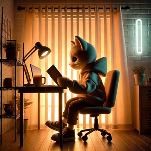 朝焼けに染まる街