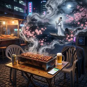 李白的烧烤摊