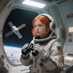 衛星軌道の観察者