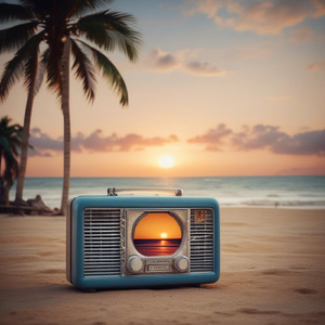 海辺でボサノバを聴く朝