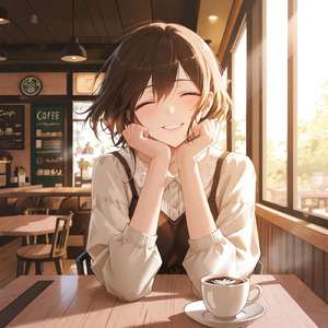 Chill Lofi Hip Hop Piano at a Coffee Shop – 528Hz