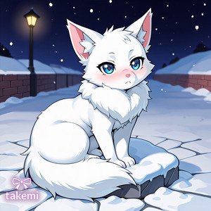 星明かりに震えていた子猫