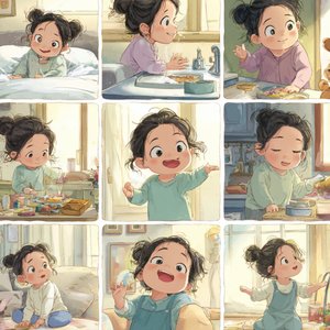 인사해요 반짝반짝