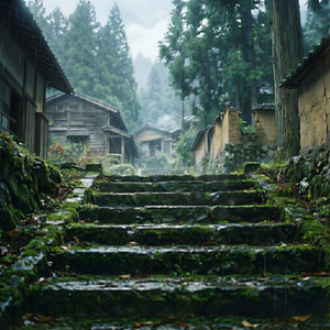 静寂の村に残る声