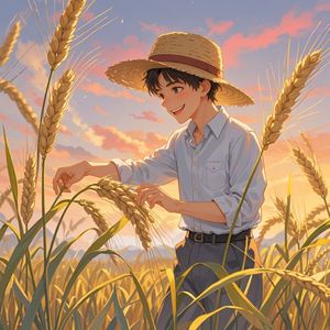 麦浪里的诗行