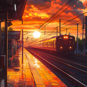 この電車に乗ってどこまで行けるかな