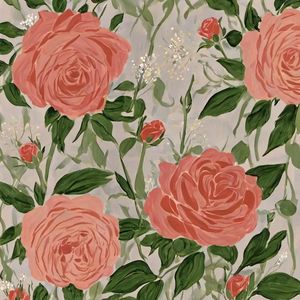 褪色玫瑰与尘灰