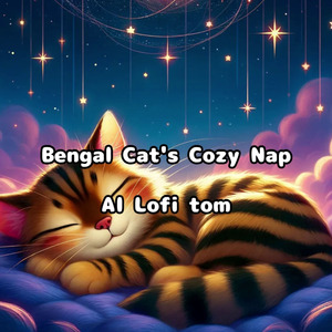 Bengal Cat's Cozy Nap
