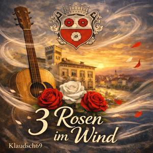 3 Rosen im Wind