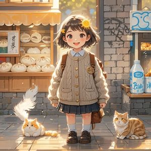 晨曦里的暖光-妙音萌宝