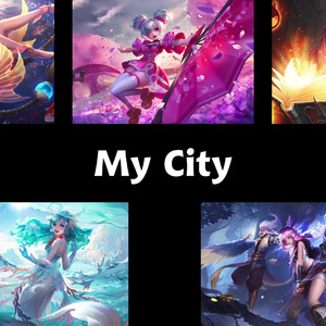 AI大乔x小乔x安琪拉x朵莉亚x瑶My City（速度与激情10主题曲）