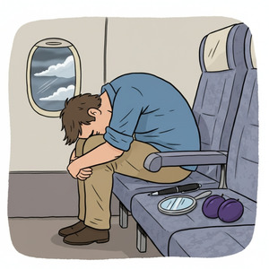 Masturbating into a mirror