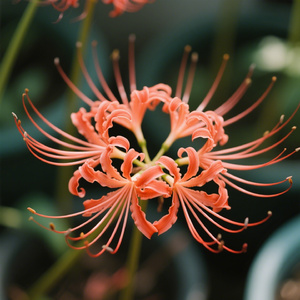 彼岸花开花又落
